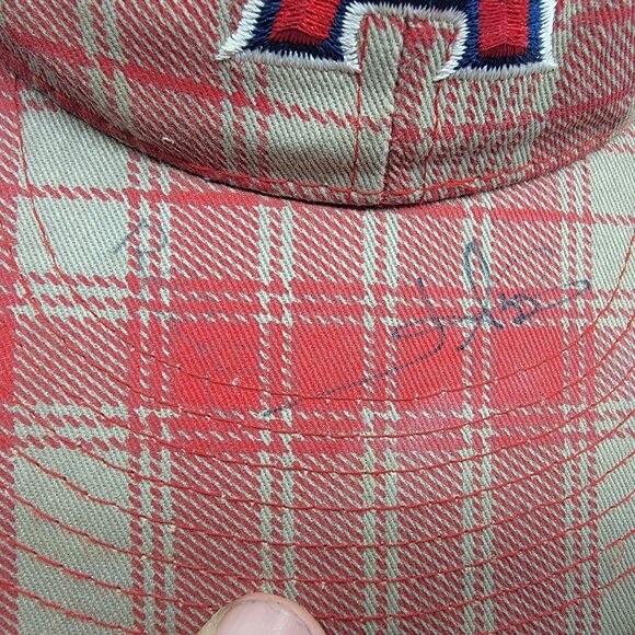 Los Angeles Angels 50th Anniversary Plaid Baseball Hat Cap Casual Adjustable - Picture 5 of 11
